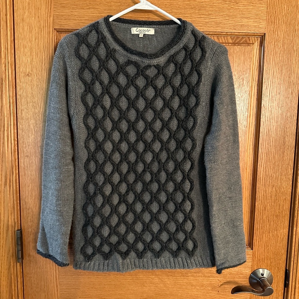 Cocogiò Italian wool pullover sweater. Size Small.